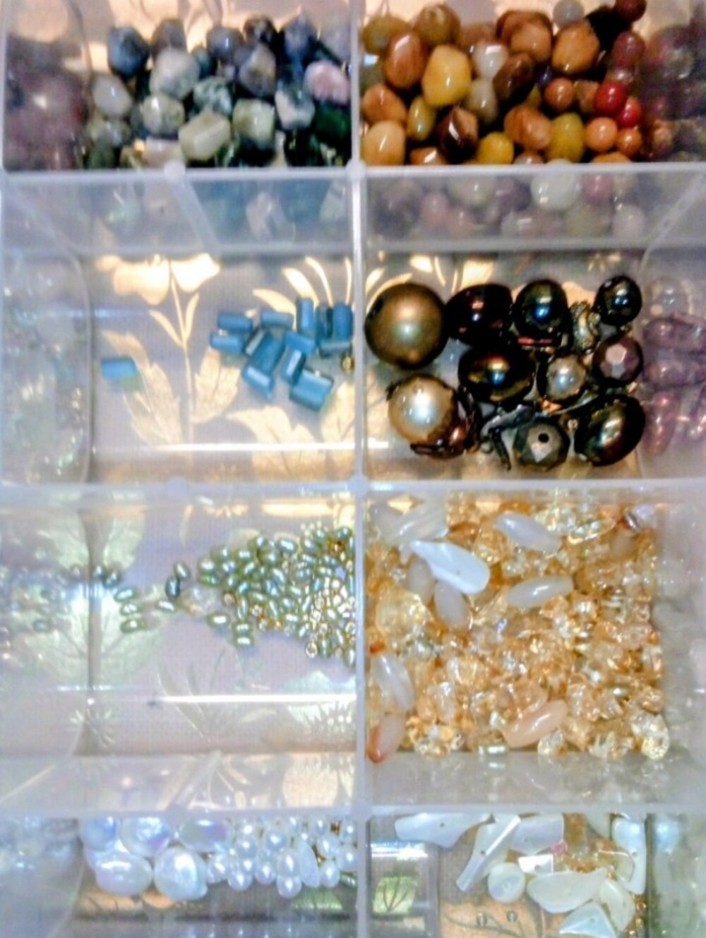 Shell, Rock & Random Bead Collection with Organizer Box - Picture 3 of 4
